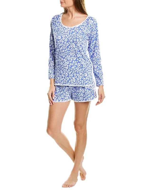 Cosabella Florida Printed Top & Boxer Pajama Set