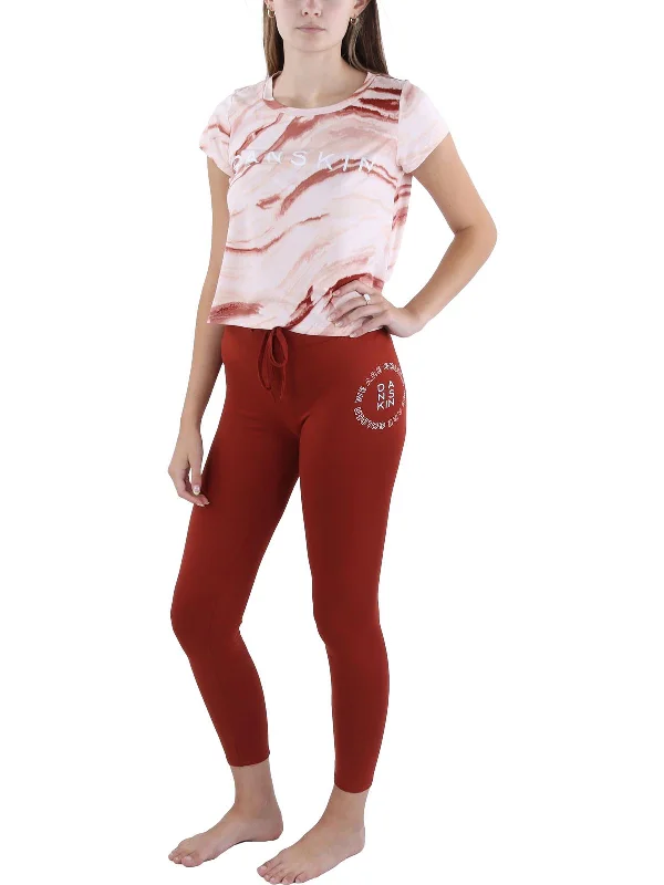 Womens Logo Nightwear Pant Set