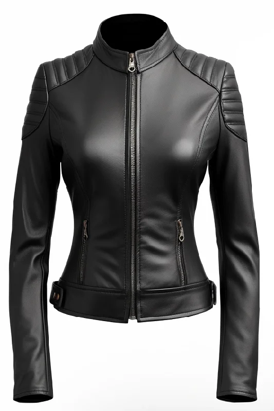 Constance Black Leather Jacket