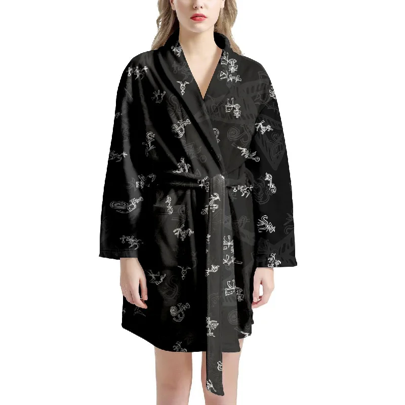 Magic Symbol Gothic Witch Women's Robe