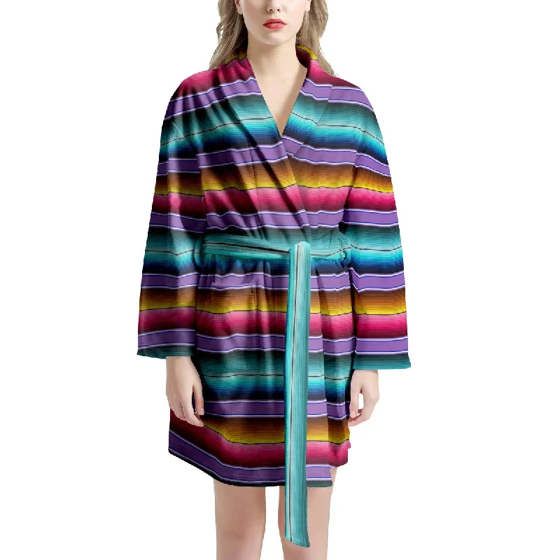 Mexican Baja Serape Women's Robe