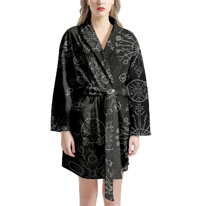 Occult Witch Gothic Women's Robe