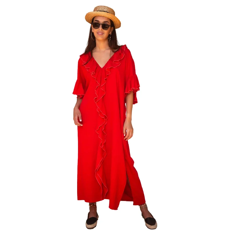 SICILY LINEN KAFTAN