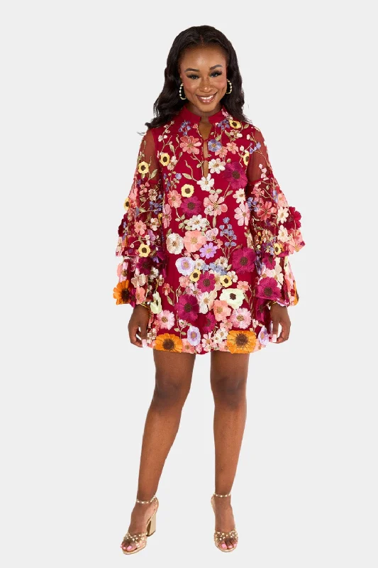 Gayle Long Sleeve Mini Dress - Solstice