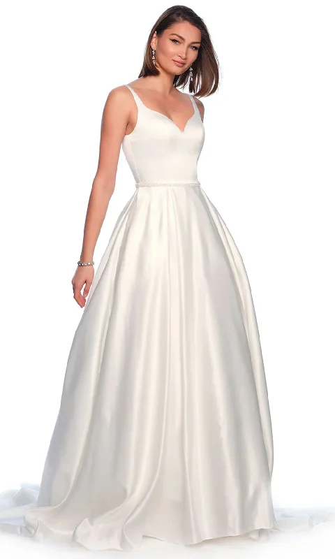 Dave & Johnny Bridal 12119 - Sleeveless Satin Bridal Gown