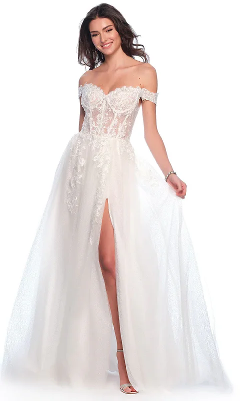 Dave & Johnny Bridal 12123 - Off Shoulder Corset Bridal Gown