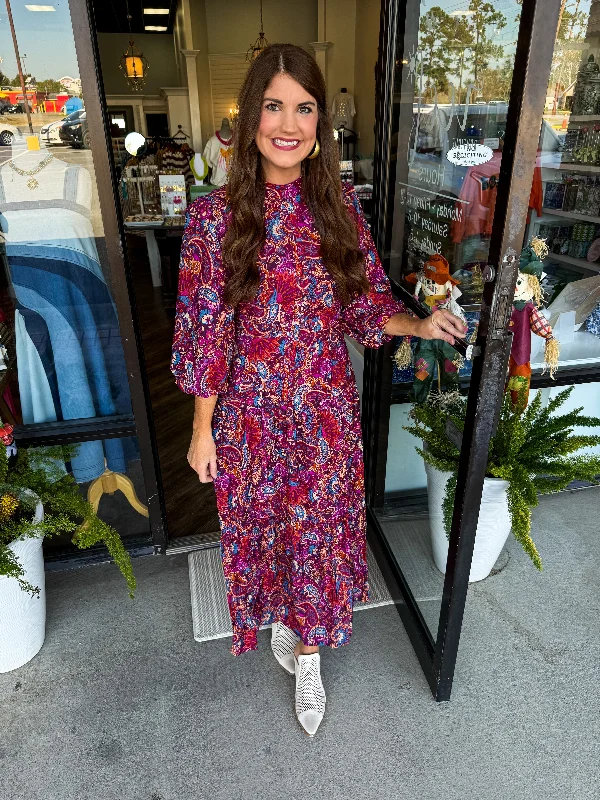 Paisley Maxi Dress