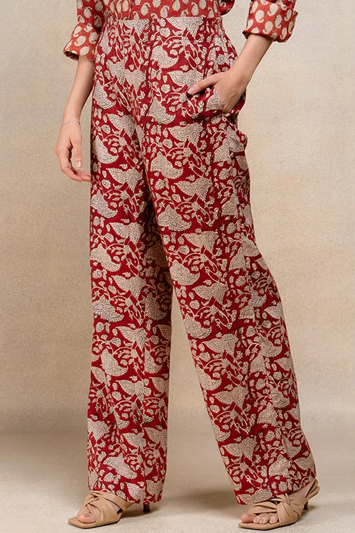 Okhai "Maeve" Handblock Printed Pure Cotton Pants