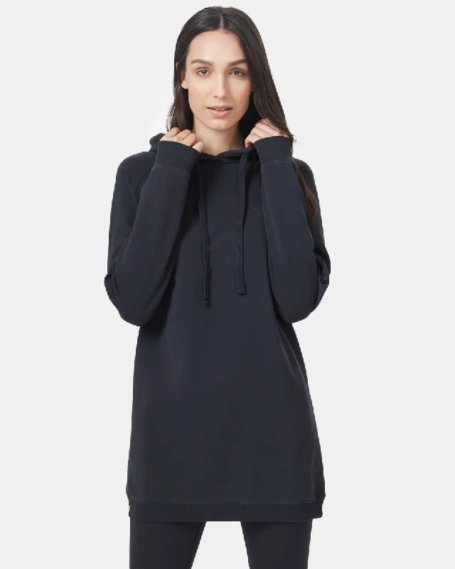 Oversized French Terry Hoodie Dress