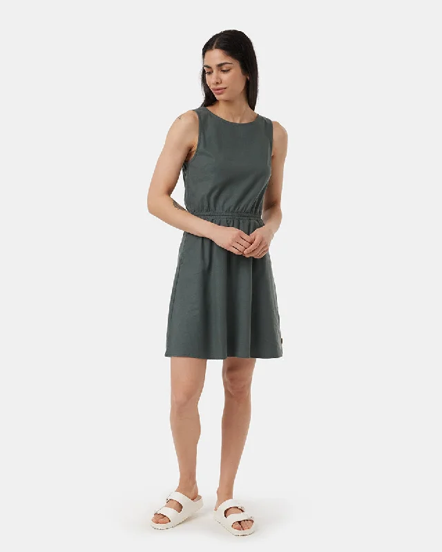 Hemp Cutout Dress