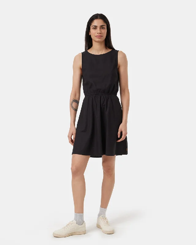 Hemp Cutout Dress