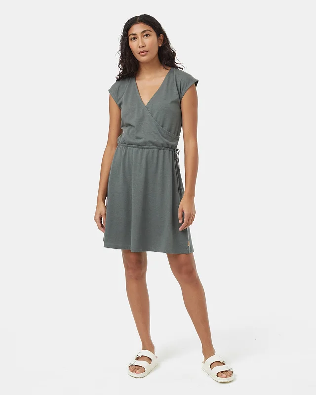 TreeBlend Wrap Front Dress