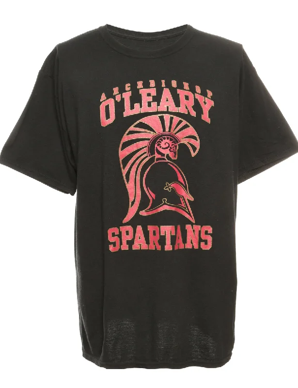 Black O'leary Spartans Printed T-shirt - M