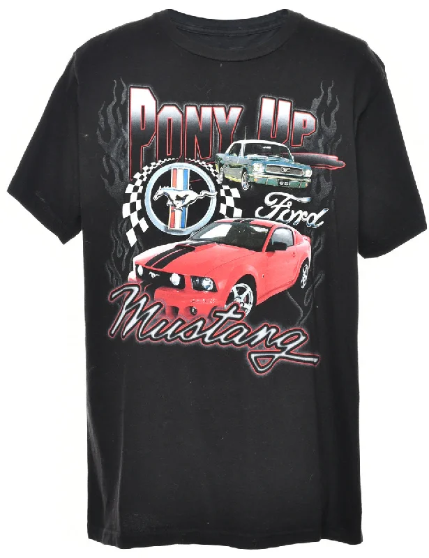 Pony Up Mustang Printed T-shirt - L