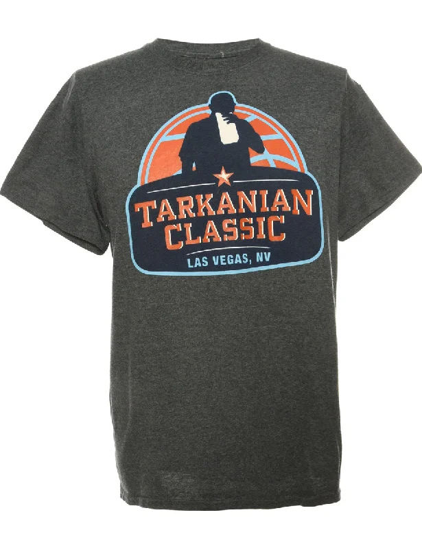 Tarkanian Classic Dark Grey Printed T-shirt - M